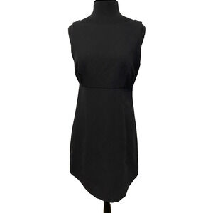 Steven Stolman Black Whimsigoth Dress Size 10 Sleeveless Sheath Office Witchy